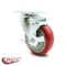 Service Caster Regency 600CSW415WB U-Boat Utility Cart Caster Replacement - REG-SCC-20S414-PPUB-RED-TLB-TP2 - alternate 4